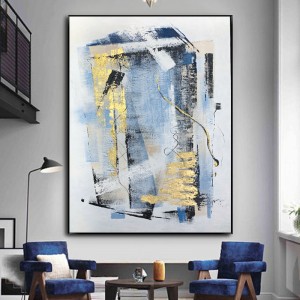 Contemporáneo Original Hecho a mano Modernos Pinturas para Arte de la Pared Arte Abstracto Arte de la pared Cuadros Pintura al óleo sobre lienzo