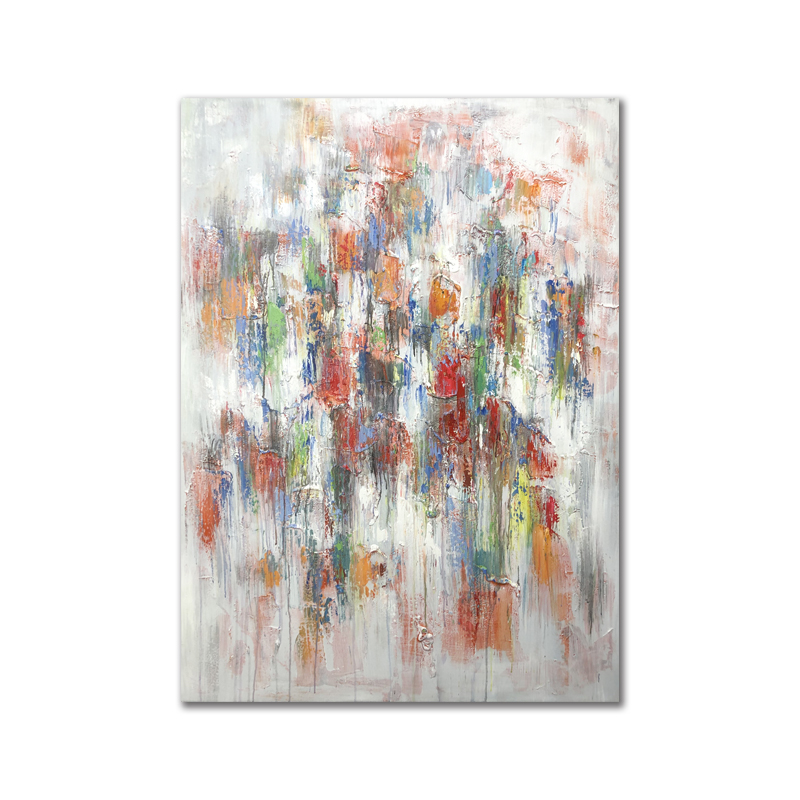 100% Pintura al óleo abstracta hecha a mano Pintura de lona personalizada Decoración de la decoración de la pintura de la lona