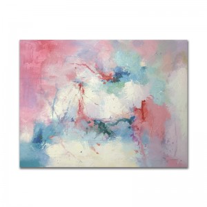 Moderno pintado a mano acrílico creativo enmarcado arte abstracto pintura sobre lienzo