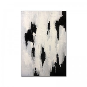 Muro de arte contemporáneo hecho a mano colgando pintura al óleo abstracta sobre lienzo para la decoración de la oficina en casa