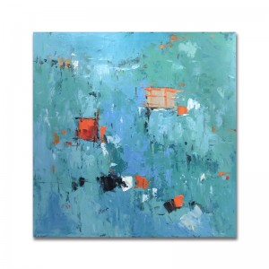 Pintado a mano pintado Pintura Al Óleo Cuadrado Dibujo Abstracto Dibujo Decoraciones para el hogar para la sala de estar Otras Pinturas Cuadro