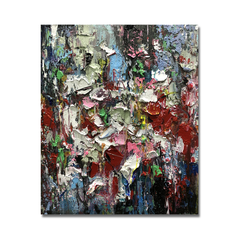 Wholesale escalera entrada decoración de pared arte moderno arte abstracto hechos a mano lienzo pintura pintura