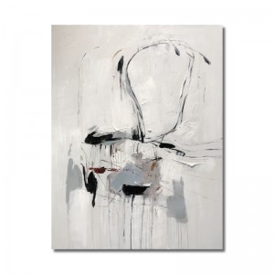 100% Hecho a mano Pintura al óleo Simple Resumen Contemporáneo Pintado a mano Pintado a mano Trabajo decorativo